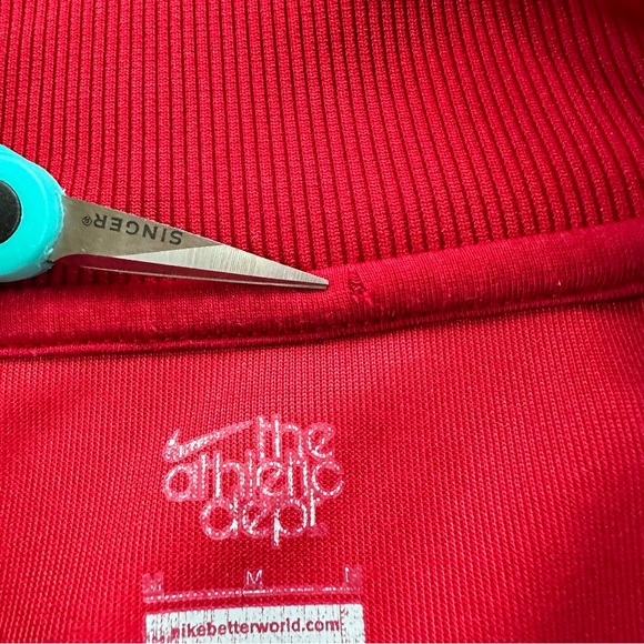 Nike Athletic Dept Warm Up Jacket. Red/White/Blue. Medium. - Picture 8 of 9